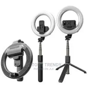 L07 Selfie Stick With Phone Holder Monopod Selfie Ring Light