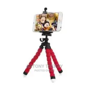 Flexible Octopus Tripod With Phone Holder Mount Flexible Cam
