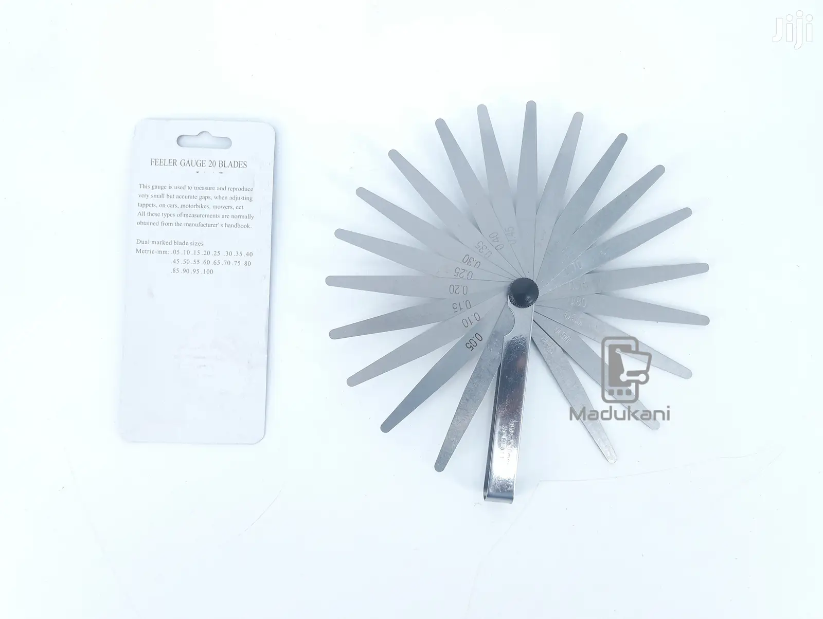 20 Blades Metric Feeler Gauge