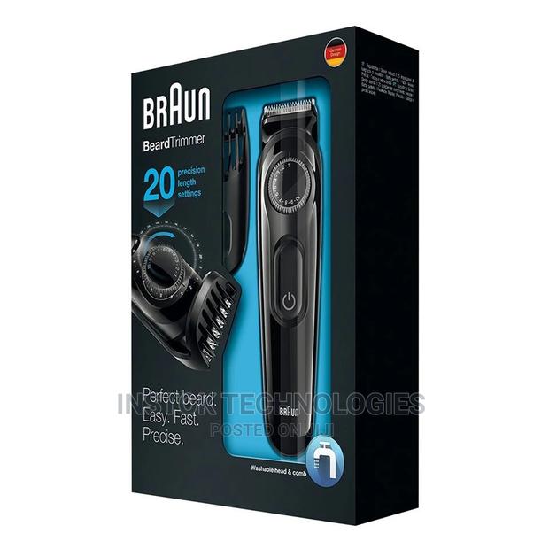 Braun Bt3020 Men’S Beard Trimmer, Cordless Rechargeable, B