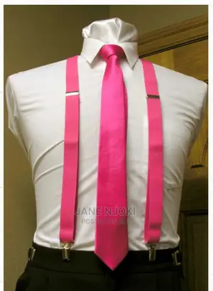 Hot Pink Suspenders