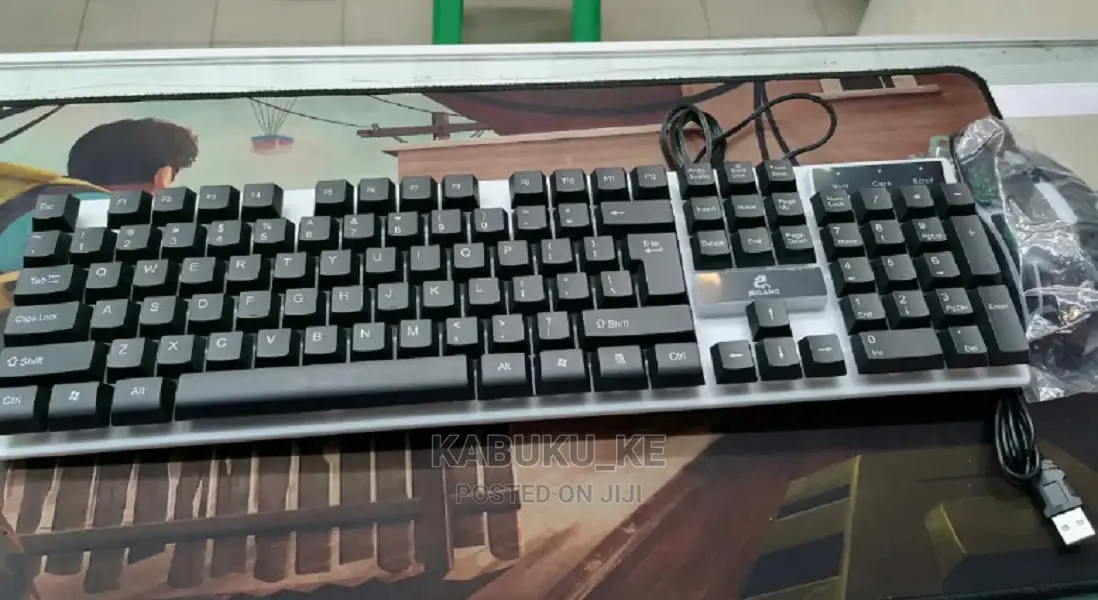 Wired Gaming Keyboard Mouse Combo USB Backlit