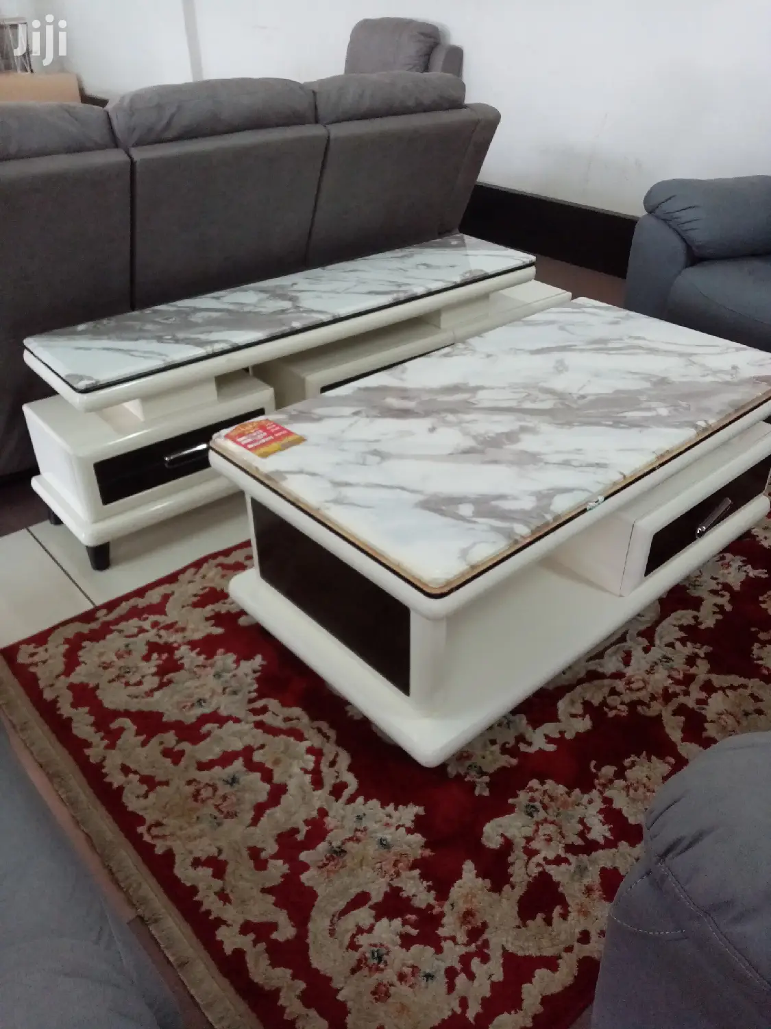 Matching Marble Coffee Table Plus TV Stand