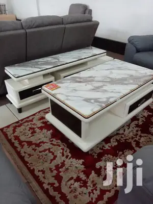 Matching Marble Coffee Table Plus TV Stand