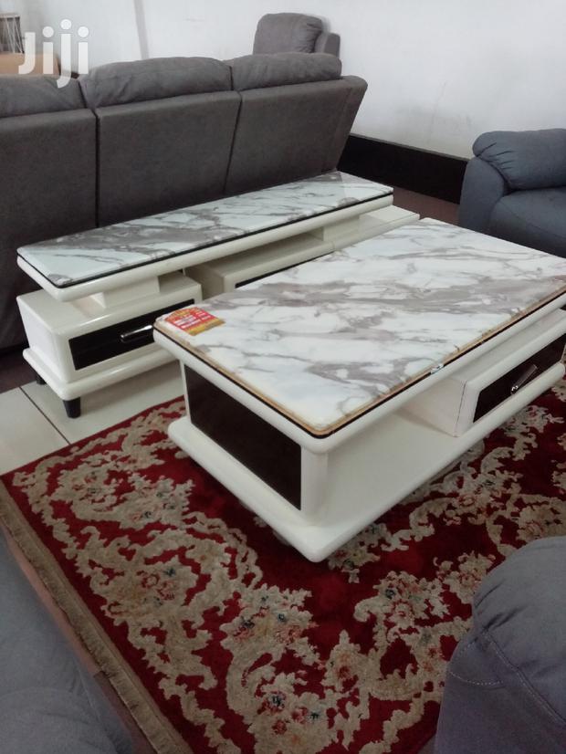 Matching Marble Coffee Table Plus TV Stand