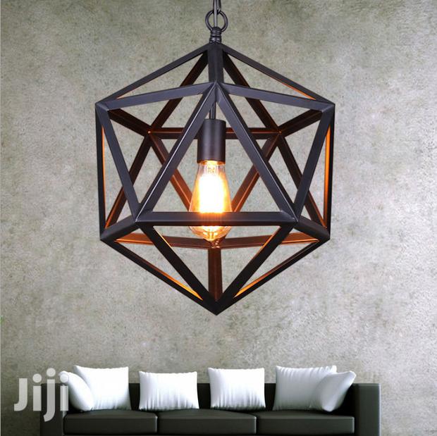 Modern Ironbar Pendant Light - main view