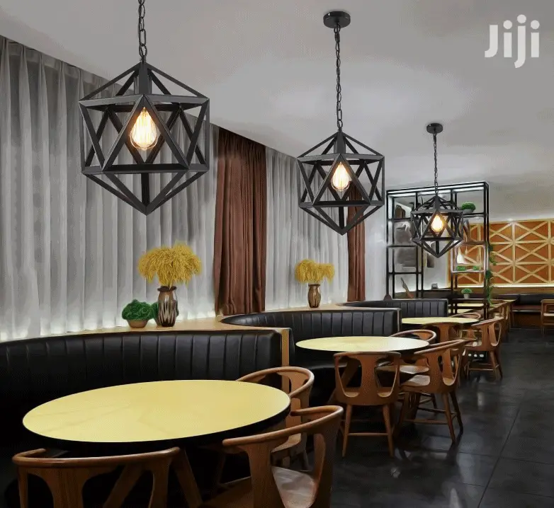 Modern Ironbar Pendant Light