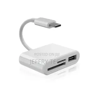 3 in 1 USB Type C Card Reader Adapter Cable SD Micro SD TF