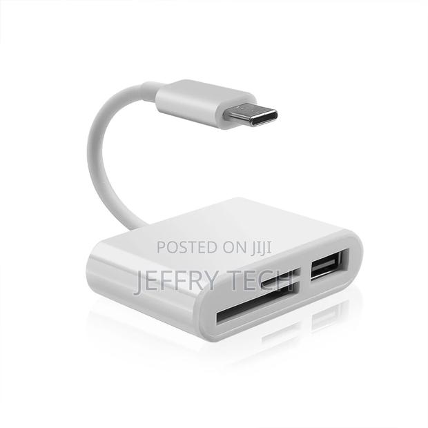 3 in 1 USB Type C Card Reader Adapter Cable SD Micro SD TF