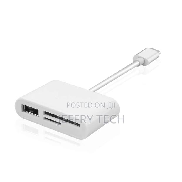 3 in 1 USB Type C Card Reader Adapter Cable SD Micro SD TF - thumbnail 2