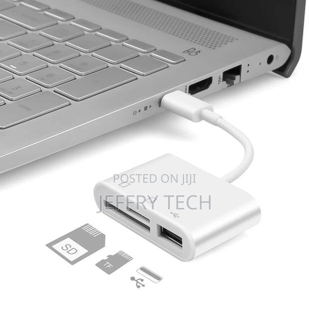 USB Type C Card Reader to SD TF USB Connection Smart Memory - thumbnail 2