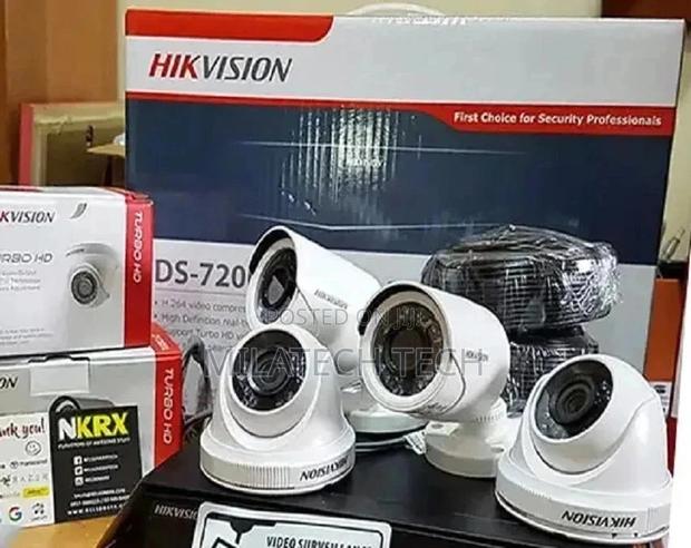Four CCTV Cameras Surveillance Complete System K