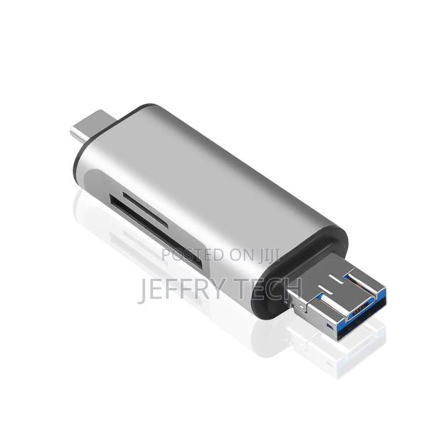 Card Reader USB 2.0 Type C to SD Micro SD TF Adapter for Lap - thumbnail 2