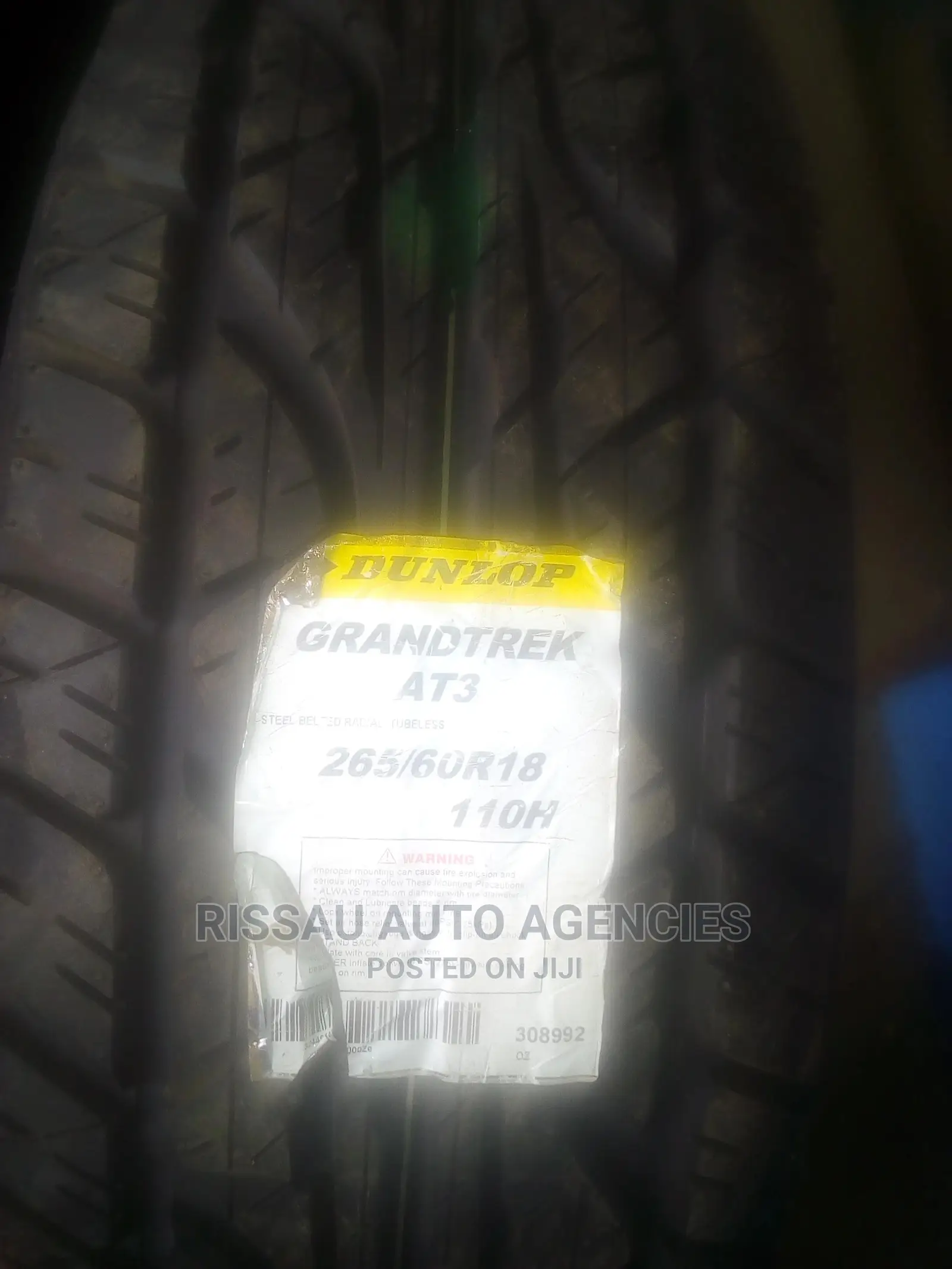 265/60 R 18 Dunlop AT 3 Tyres