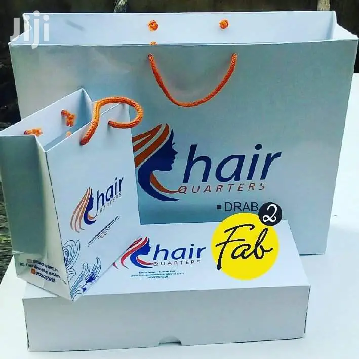 Branded Khaki Brown Carrier Bags