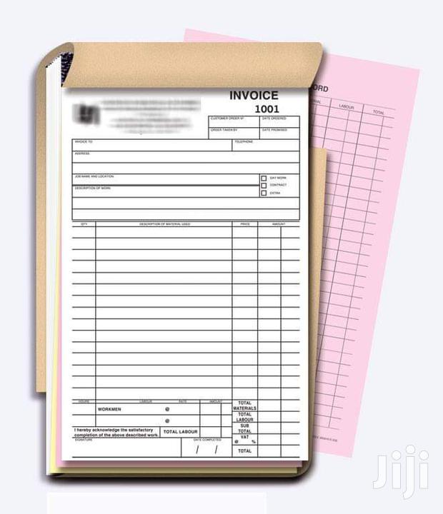 Receipt Books, Petty Cash, Invoice, Register Printing
