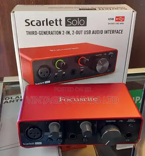 Focusrite Scarlett Solo Usb Audio Interface
