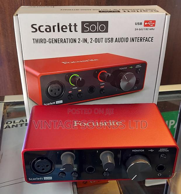 Focusrite Scarlett Solo Usb Audio Interface - main view