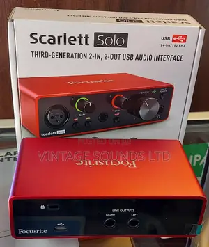 Focusrite Scarlett Solo Usb Audio Interface