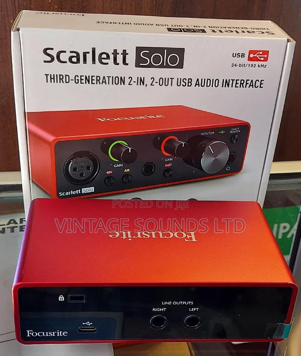 Focusrite Scarlett Solo Usb Audio Interface - thumbnail 2