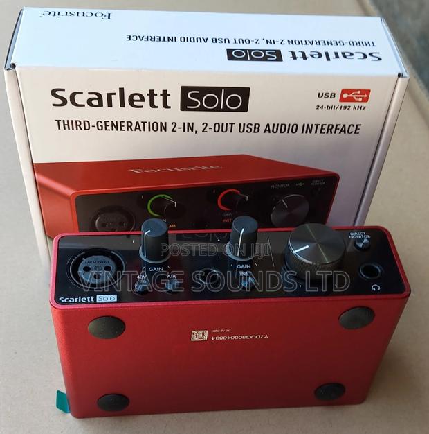 Focusrite Scarlett Solo Usb Audio Interface - thumbnail 3