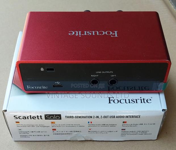 Focusrite Scarlett Solo Usb Audio Interface - thumbnail 4