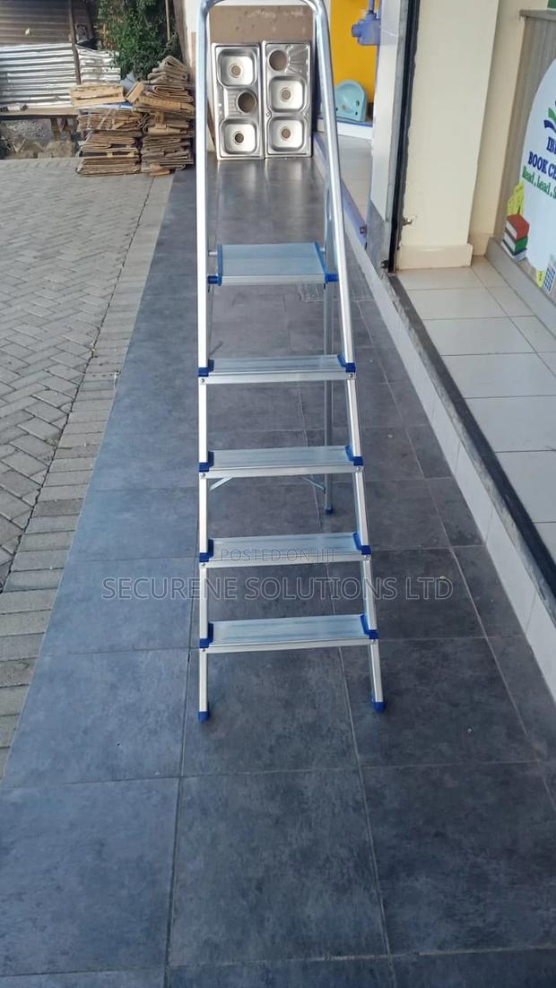 Aluminium Step Ladder 5 Steps - thumbnail 3