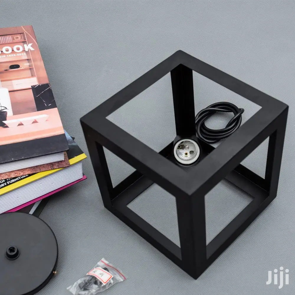 Geometric Cube Pendant Light