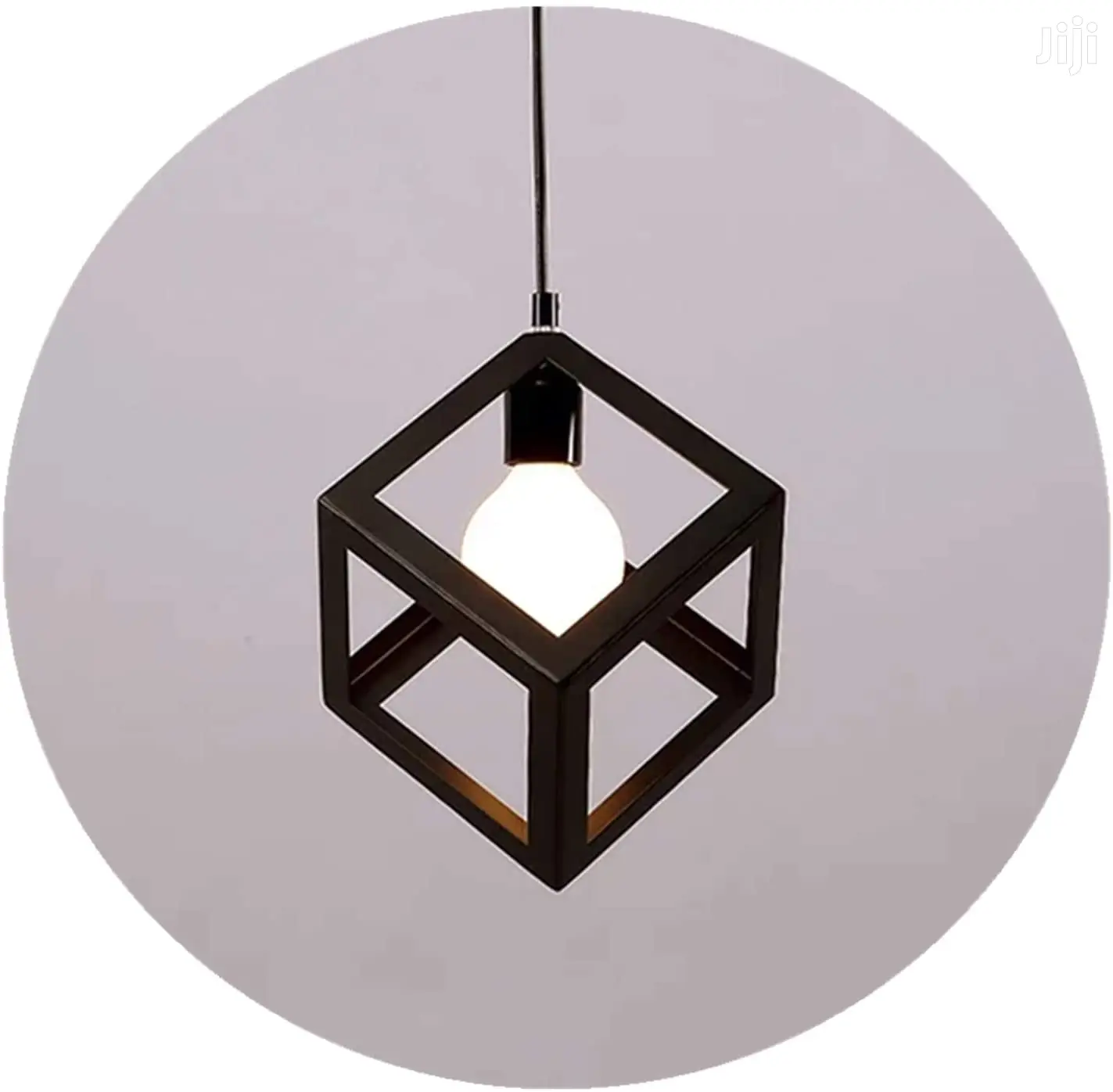 Geometric Cube Pendant Light