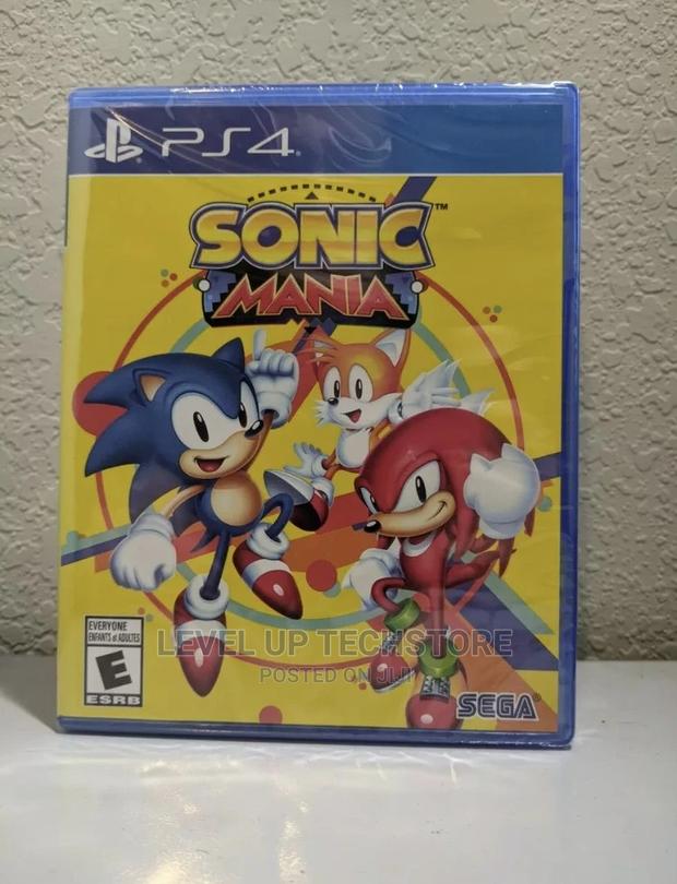 Sonic Mania PS4 Game - Brand New Sealed - main view