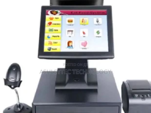 POS (All in One), Bar Code Scanner, Thermal Printer, Cash Dr - main view