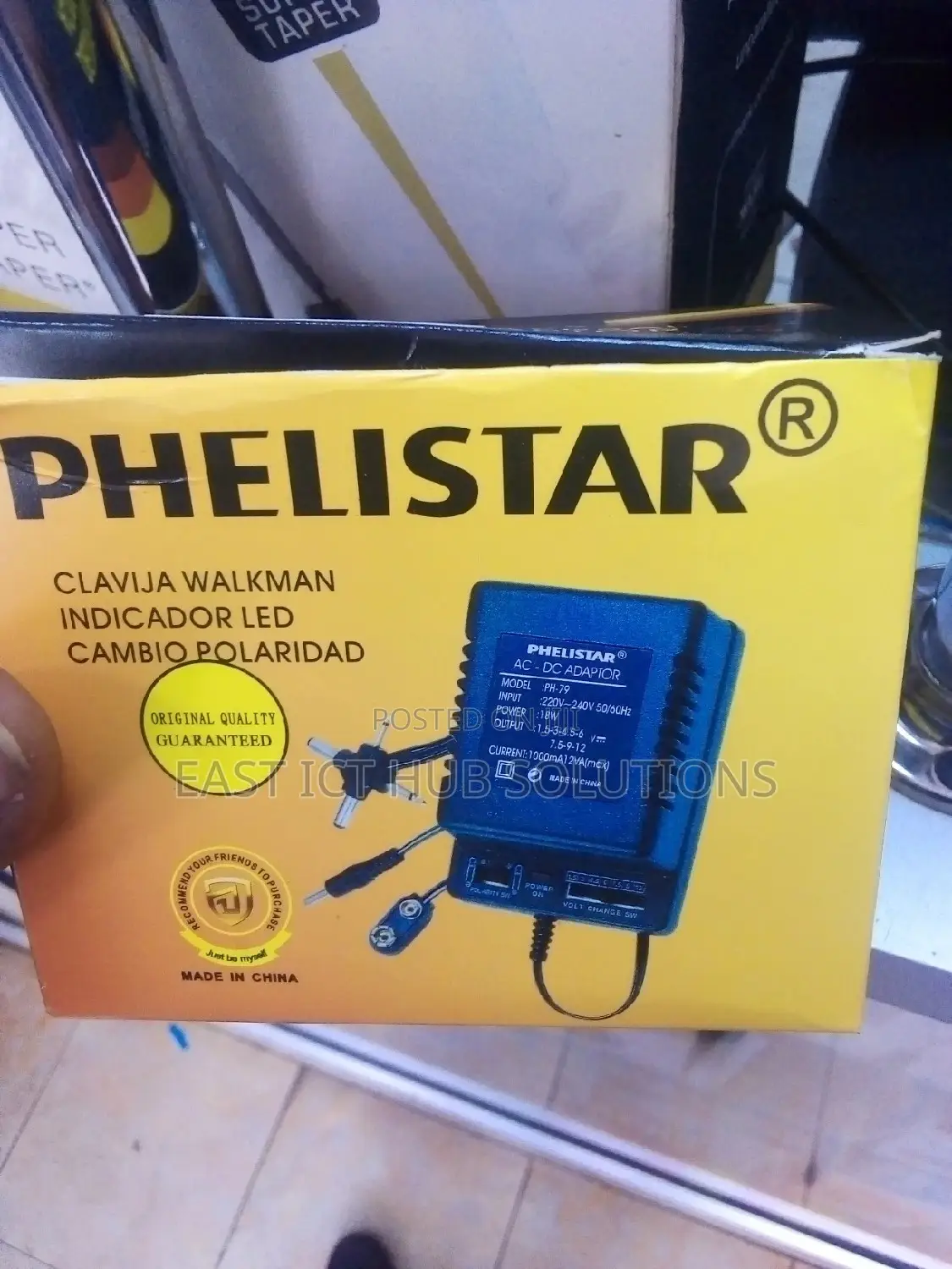 Universal AC DC Adaptor Charger for Bikes and Radio