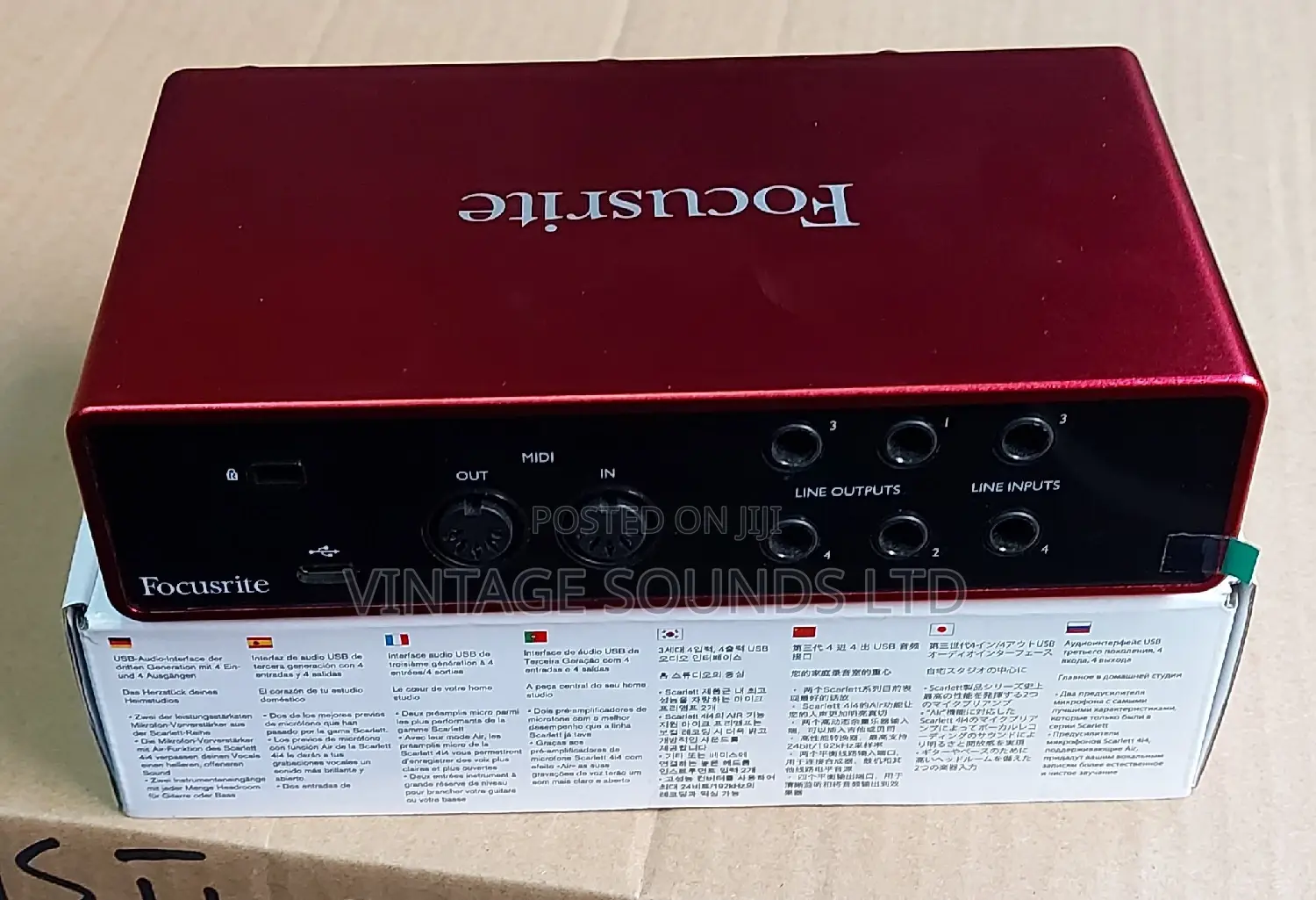Features Details Focusrite Scarlett 4i4 3rd Gen USB Inter