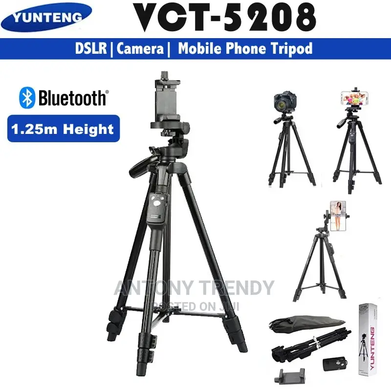 Original VCT-5208 Aluminum Tripod