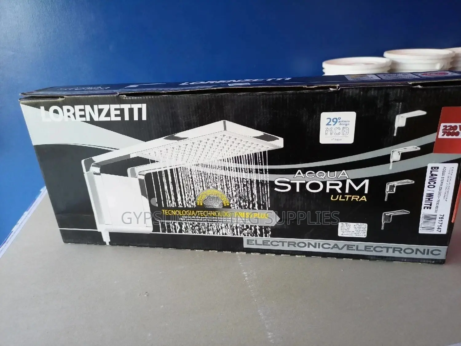 Lorenzetti Instant Shower Aqua Storm White