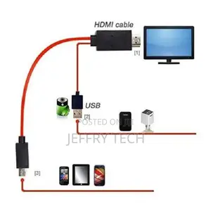 Mhl Kit- Micro Usb + Mhl to Hdmi Media Hdtv for Smart Phones