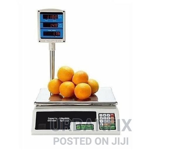 ACS 30kg Electronic Price Computing Digital Scale - main view