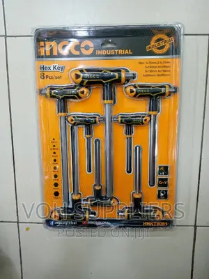 8 Pcs T-Handle Hex Wrench Set