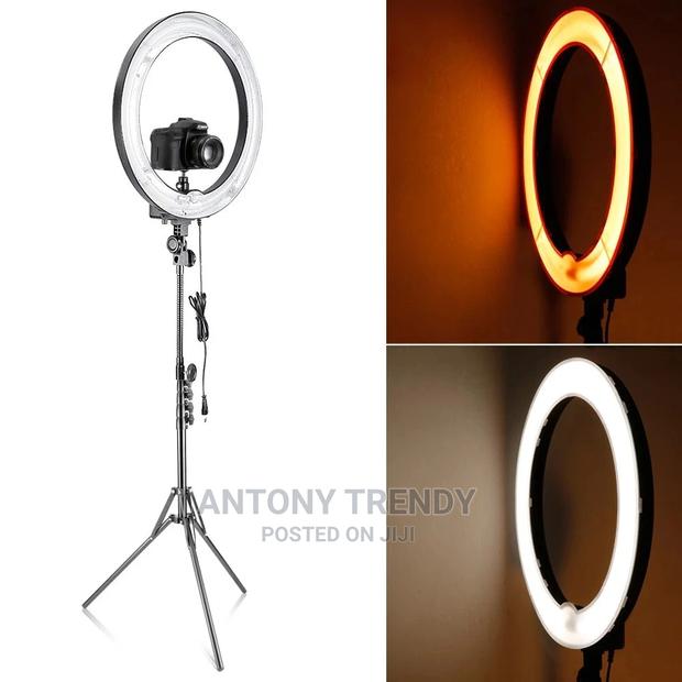 Led Ring Light 18 Inches With Tripod Bag And Holders - thumbnail 3