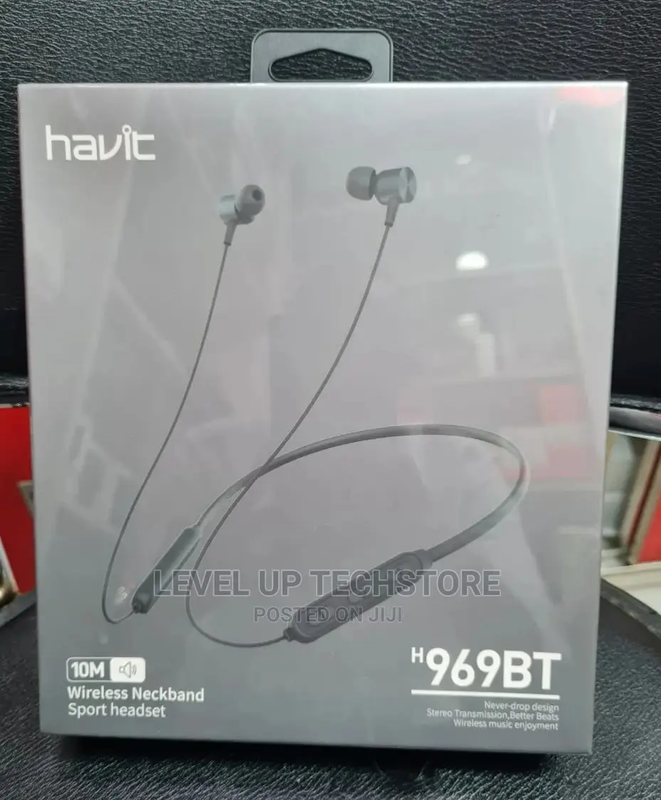 Havit H969BT In-Ear Sports Neckband Bluetooth Earphone - New