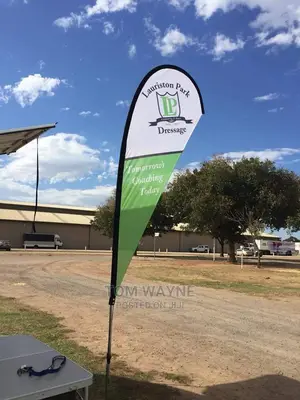 Complete Tear Drop Banner (Printing Plus Stand)