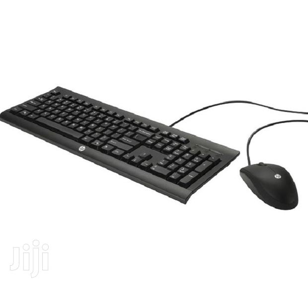 HP USB Keyboard and Mouse C1500 Black