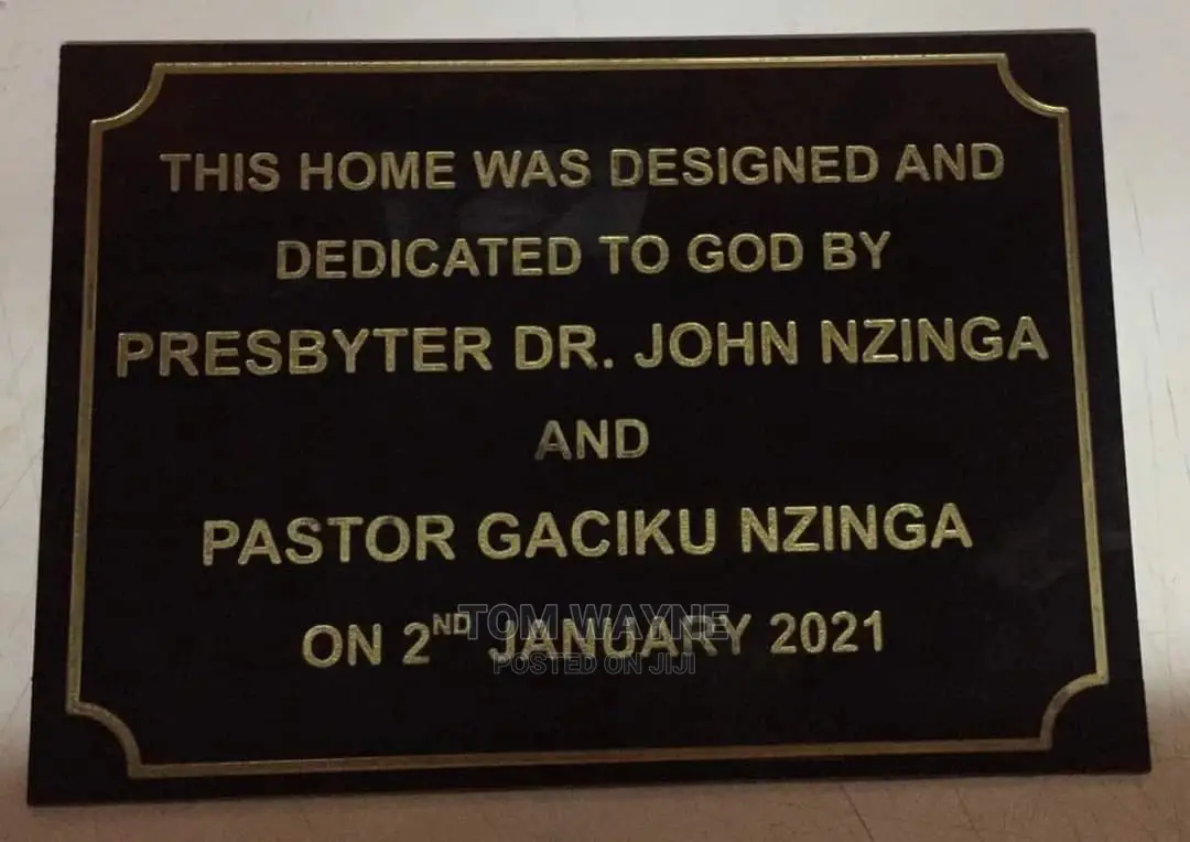 Opening Ceremony Plaques