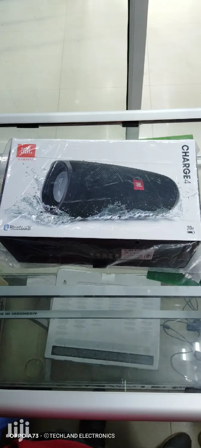 Black Jbl Charge 4 Original Speakers