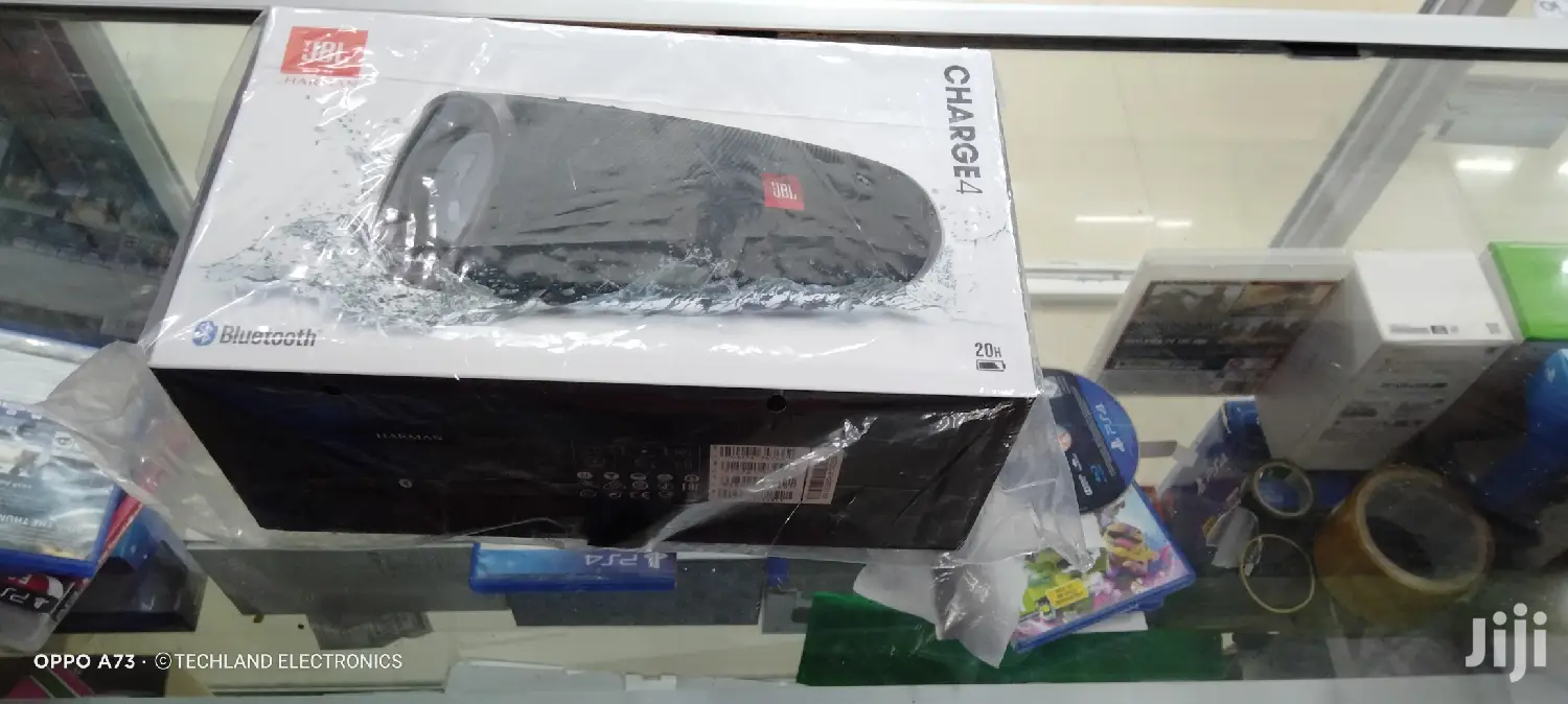 Black Jbl Charge 4 Original Speakers