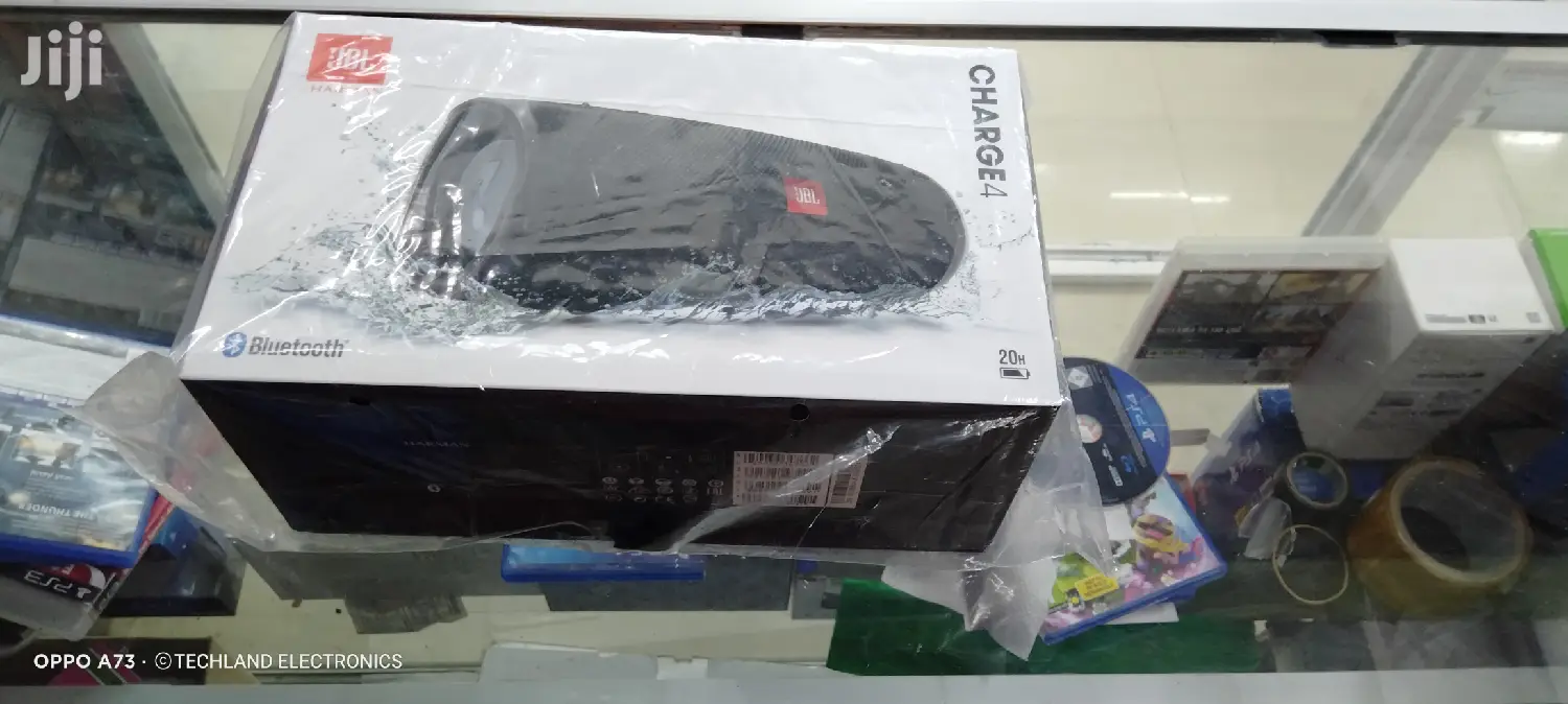 Black Jbl Charge 4 Original Speakers