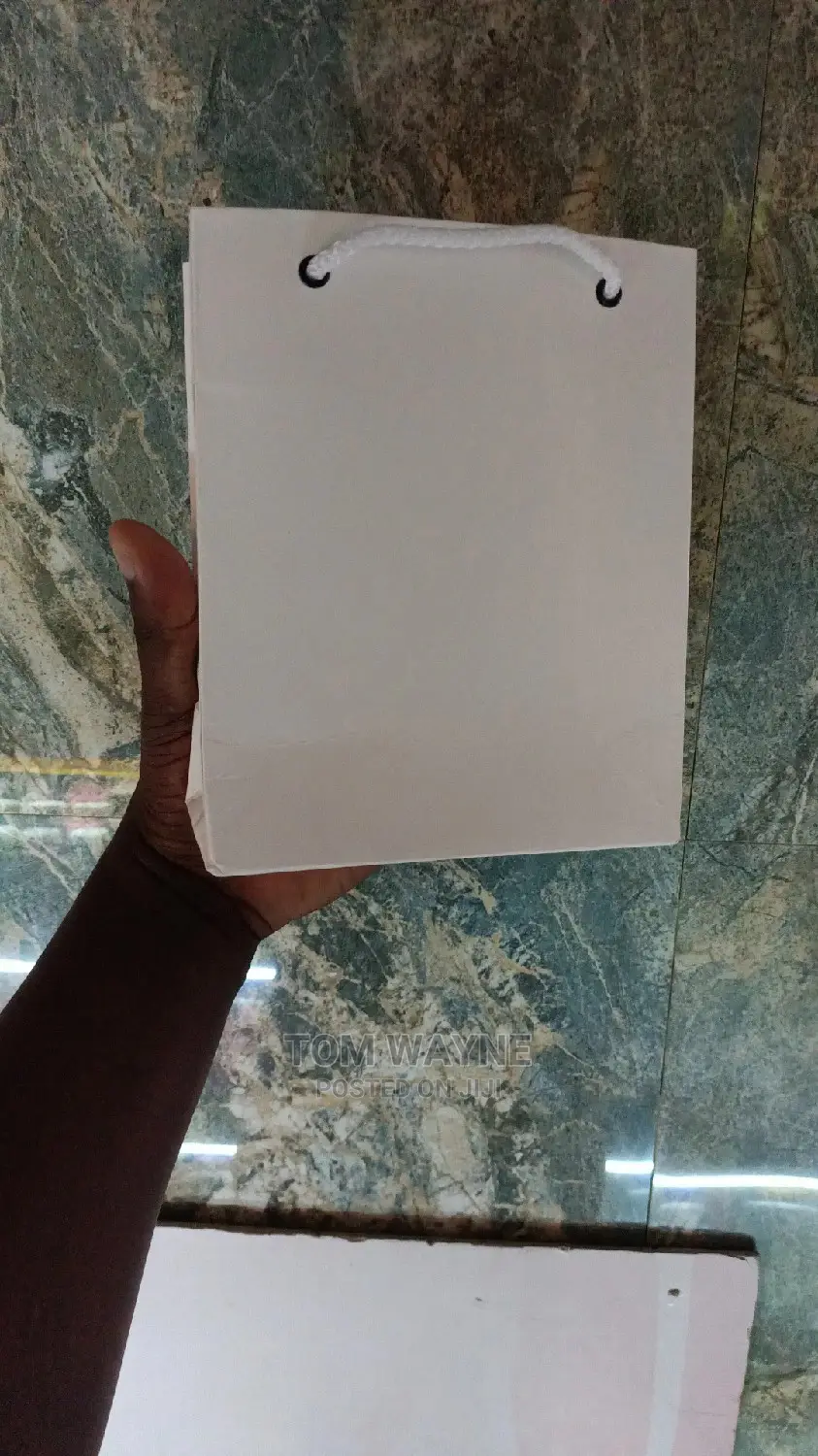 A6 Size Gift White Bags
