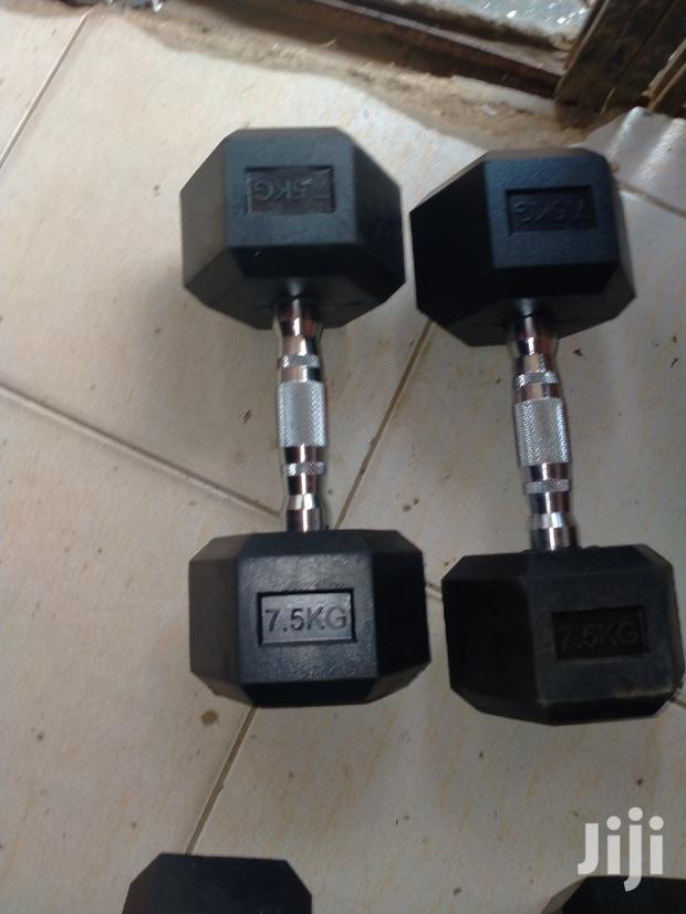 Hexagonal Dumbells - main view