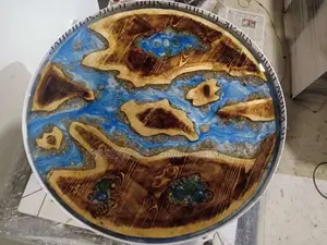 EPOXY RESIN TABLE TOP AND KITCHEN COUNTERS FINISH