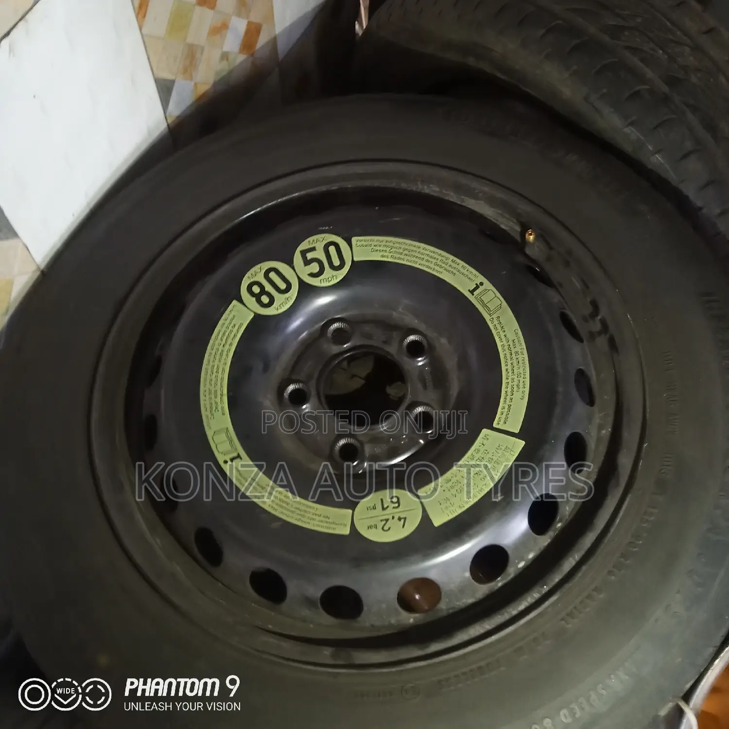 Mercedes Benz Spare Wheel Tyre
